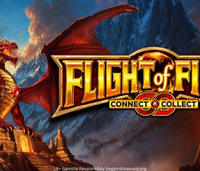 Banner of Flight of Fire by Atomic Slot Lab
