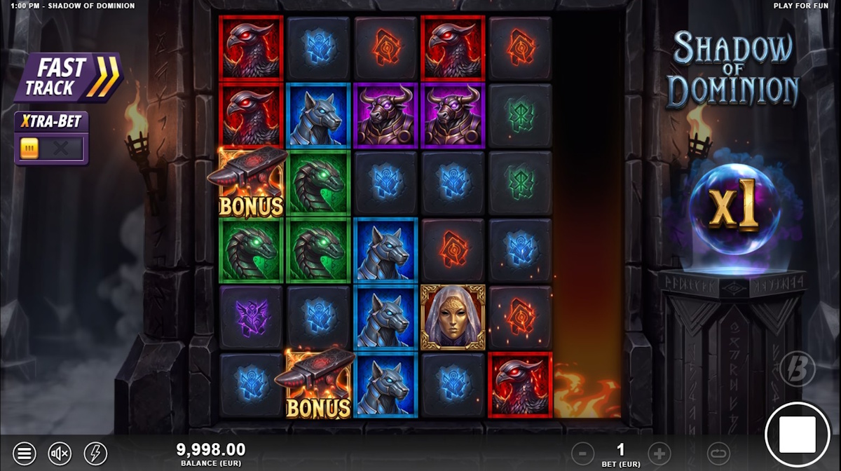 Base game in Shadow of Dominion by Slotmill