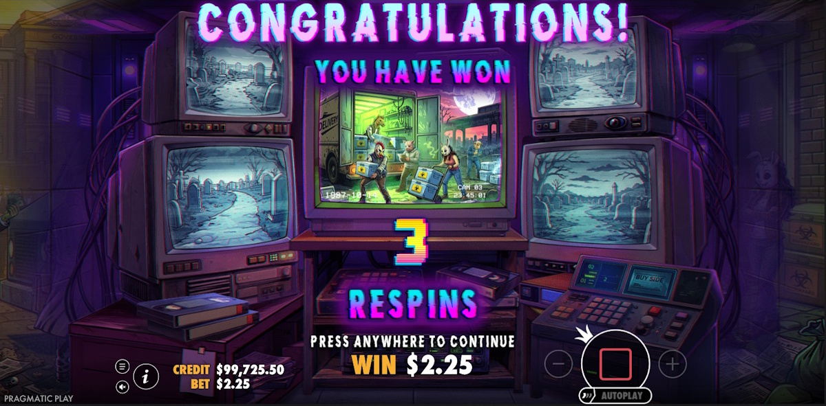 Bonus won in Harvest Moon Grave Profits by Pragmatic Play