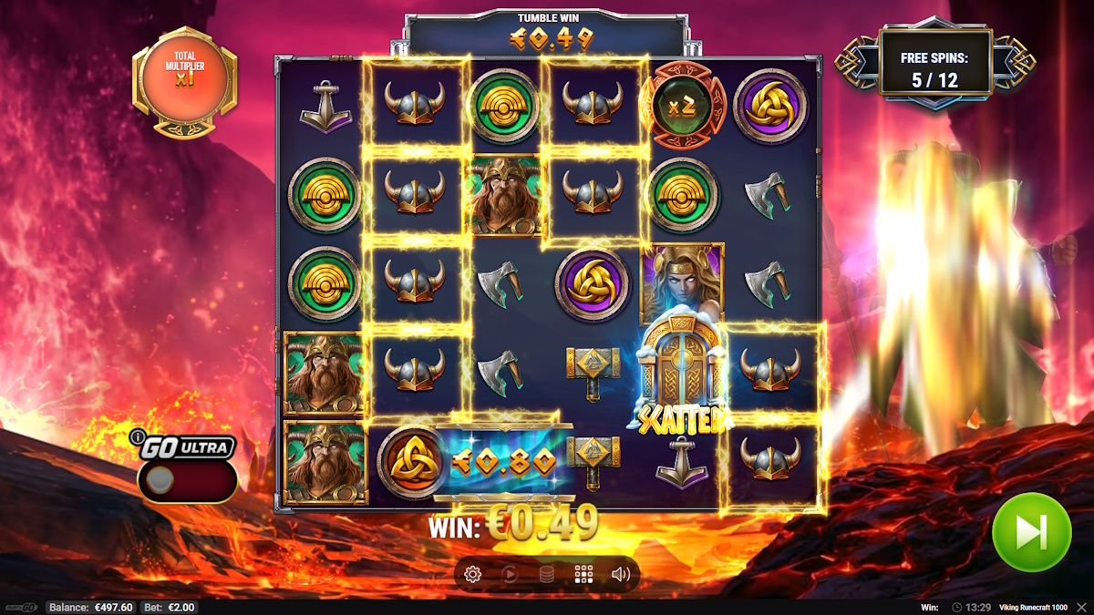 Free spins in Viking Runecraft 1000 by Play'n GO