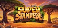 Logo for Super Stampede by Betsoft