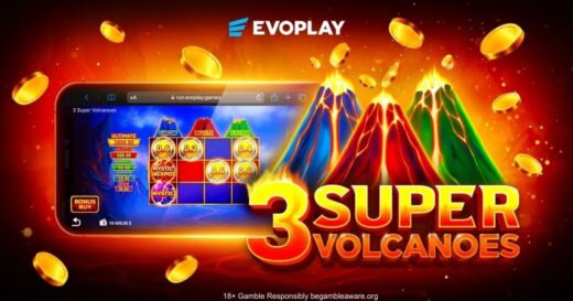 Banner of 3 Super Volcanoes by Evoplay