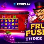Banner of Fruit Fusion Three Pots by Evoplay