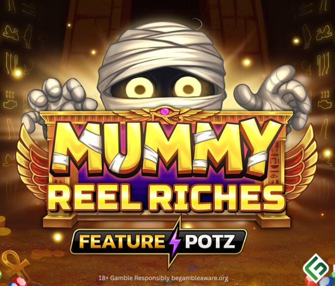 Banner of Mummy Reel Riches by Four Leag Gaming