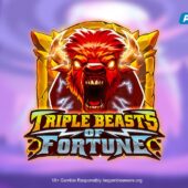 Banner of Triple Beasts of Fortune by Play'n GO