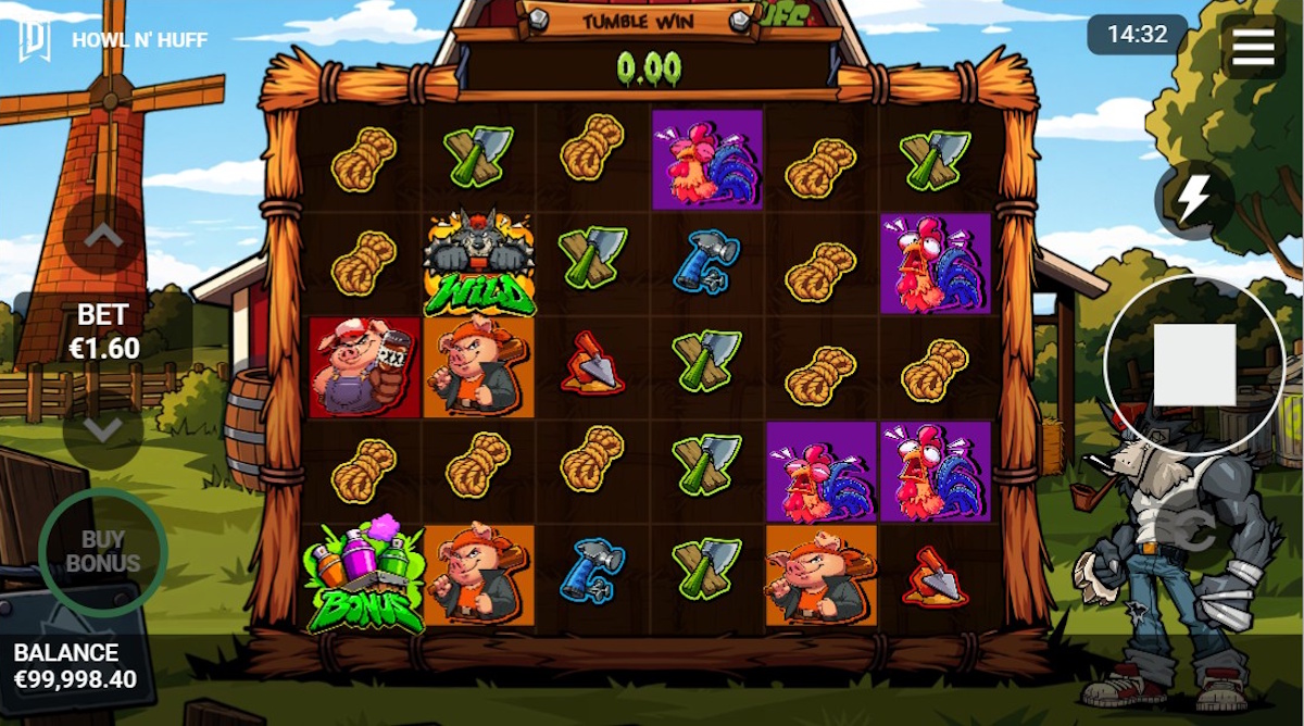 Base game in Howl N’ Huff by DEGEN Studios