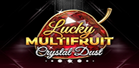 Logo for Lucky Multifruit Crystal Dust by Trusty Gaming