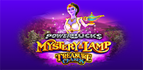 Powerbucks Mystery of the Lamp Treasure Oasis slot artwork
