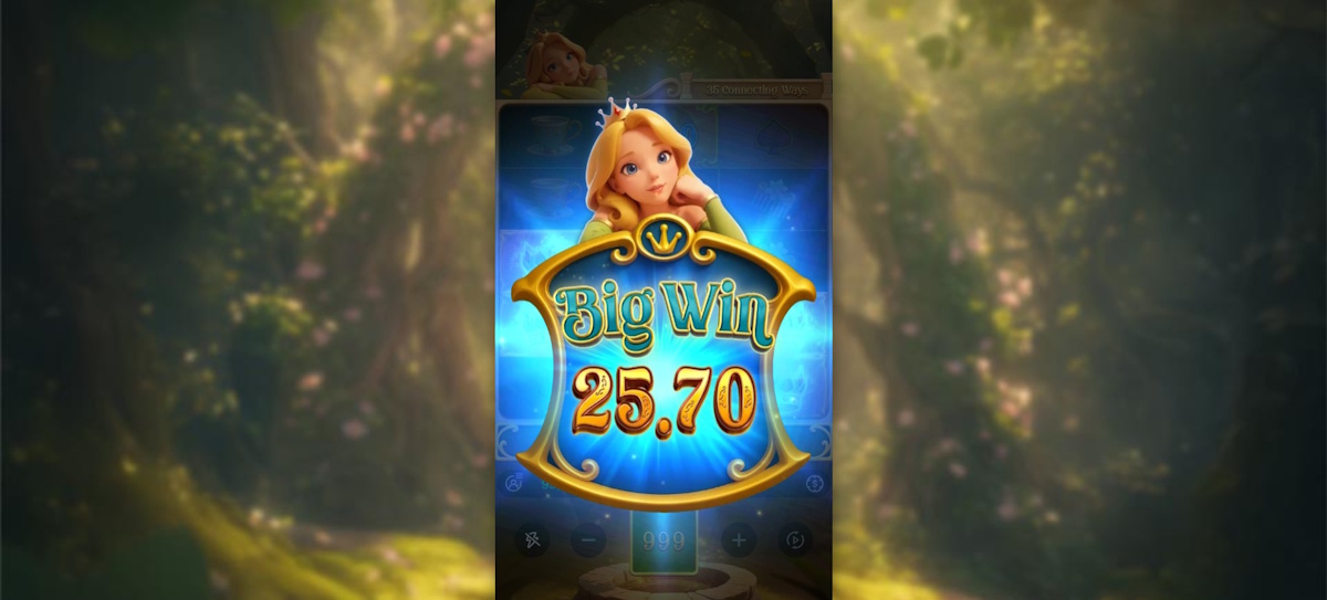 A big win in Grimms' Bounty Princess & the Frog by PG Soft