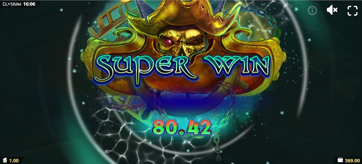 A super win in Grog To Hell Hold & Win by Elysium Studios