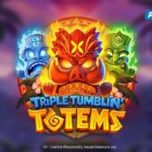 Banner of Triple Tumblin Totems by Play'n GO