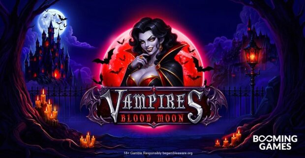 Banner of Vampires Blood Moon by Booming Games