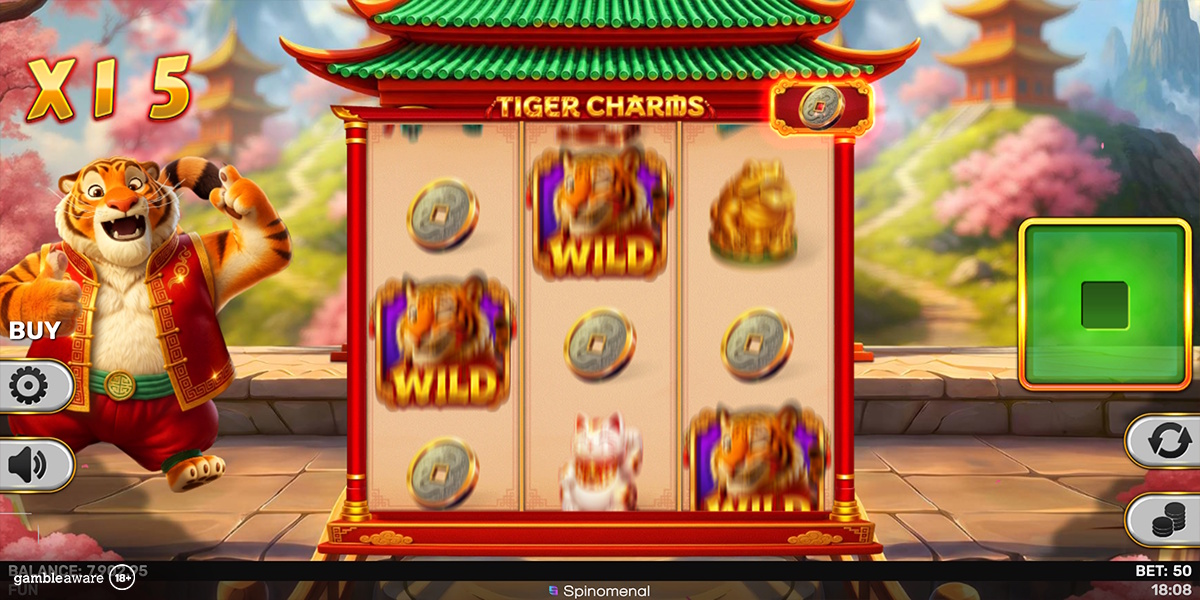 Respins in Tiger Charms by Spinomenal