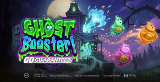 banner for ghost booster slot by play'n go