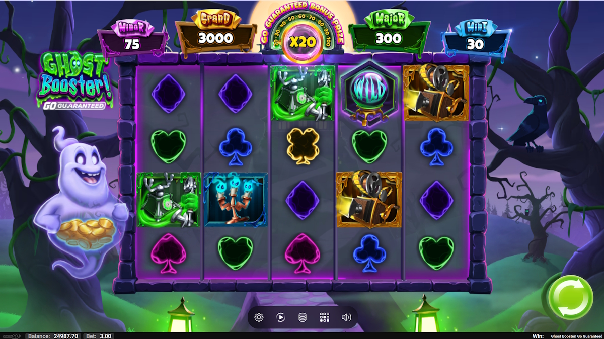 base game for ghost booster slot by play'n go