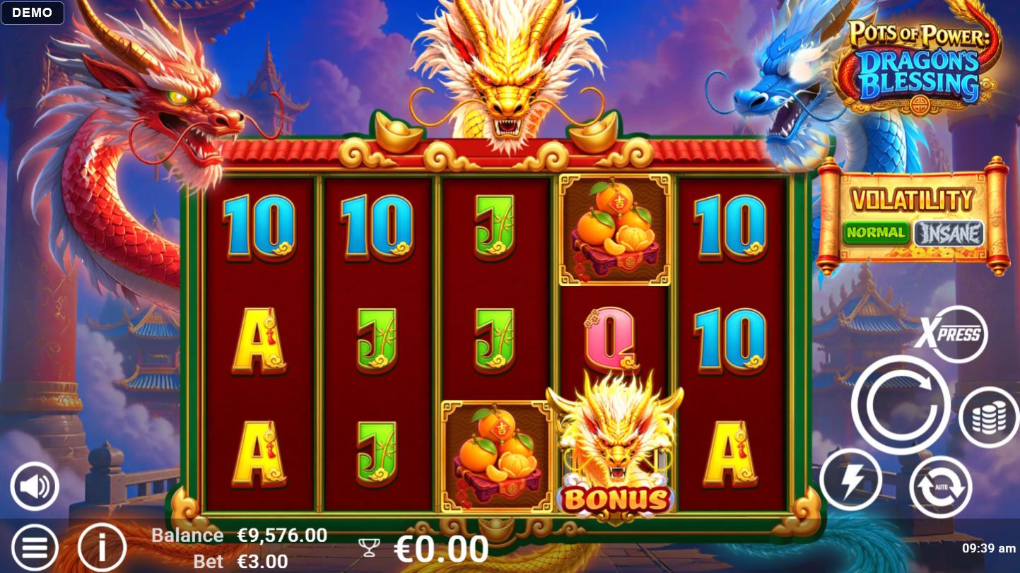 base game for pots of power dragons blessing slot by avatarux