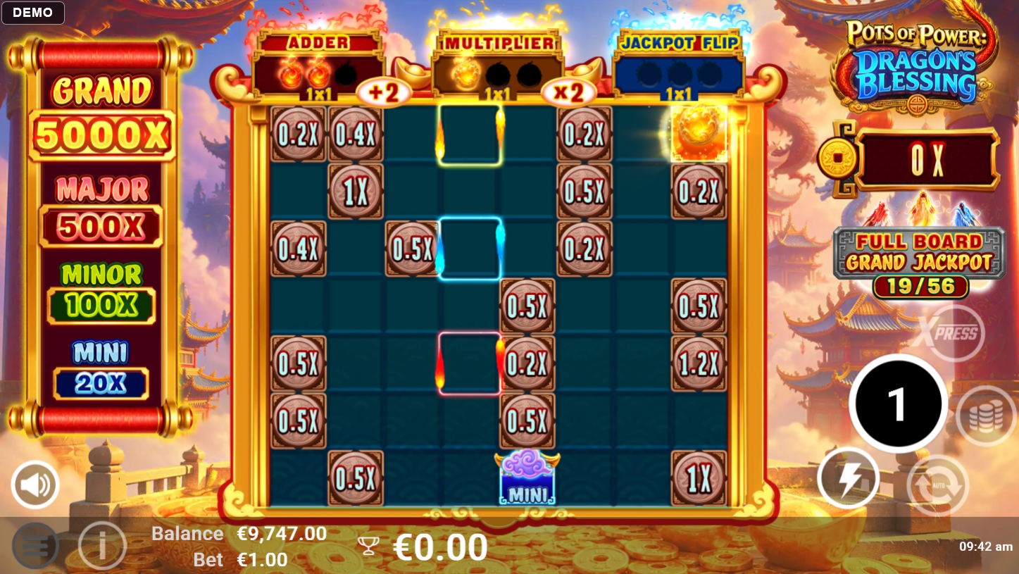 bonus round for pots of power dragons blessing slot by avatarux