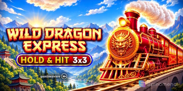 banner for wild dragon express hold and hit 3x3 slot by spinomenal